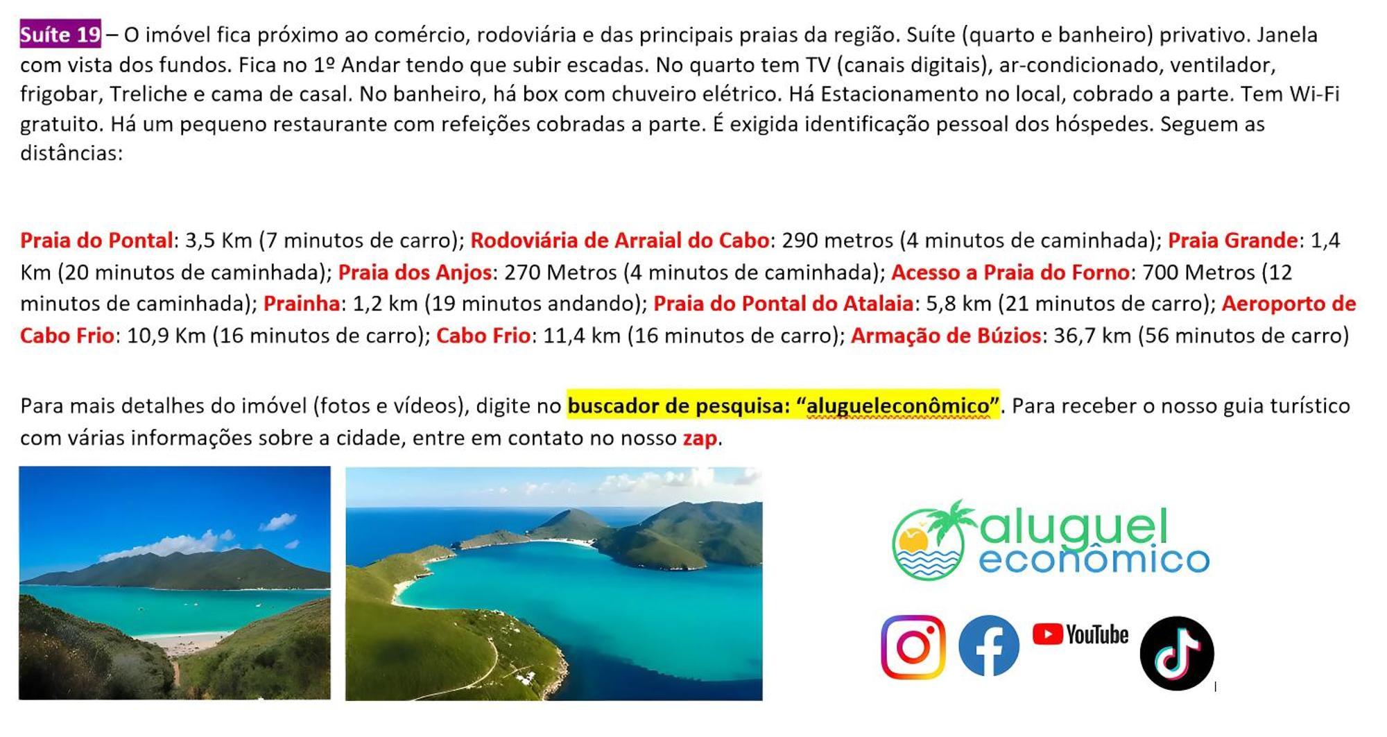 Arraial Do Cabo - Recanto Das Tartarugas - Aluguel Economico 외부 사진